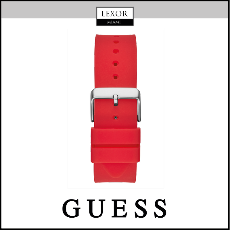 Guess watch red strap hot sale