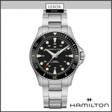 Hamilton H82515130 Khaki Scuba 43mm Black Ceramic Bracelet Men Watch