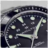 Hamilton H82515130 Khaki Scuba 43mm Black Ceramic Bracelet Men Watch