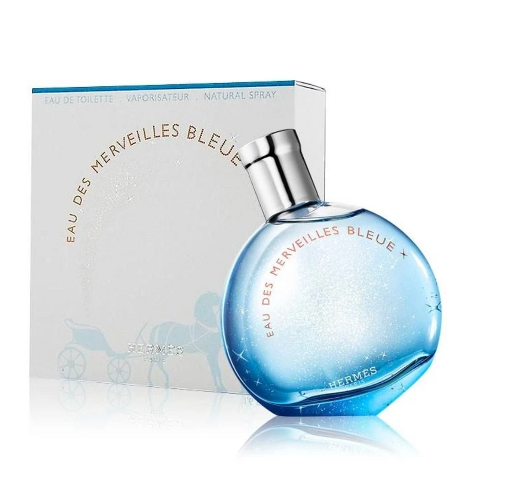 HERMES Eau De Merveilles Bleue 3.4 oz EDT for Woman Perfume