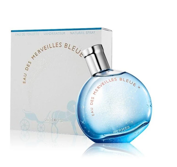 HERMES Eau De Merveilles Bleue 3.4 oz EDT for Woman Perfume - Lexor Miami