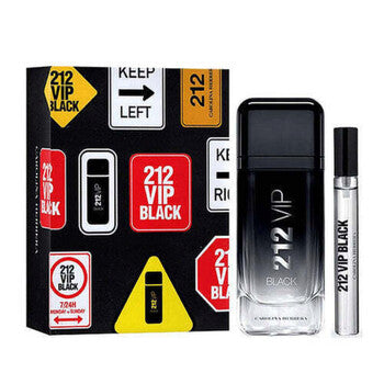 Carolina Herrera 212 VIP Black 3.4 2PC Men Travel Set