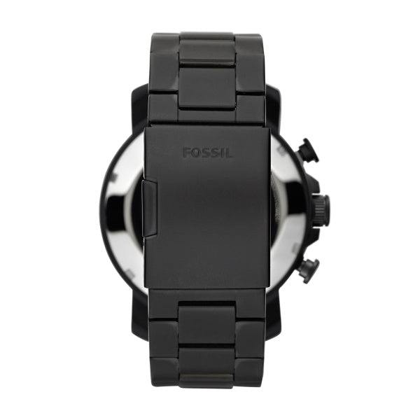 Fossil JR1356 Nate Black Stainless Steel Strap Men Watches - Lexor Miami