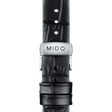 Mido M0243071604600 Belluna Royal Lady Black Leather Strap Women Watches - Lexor Miami