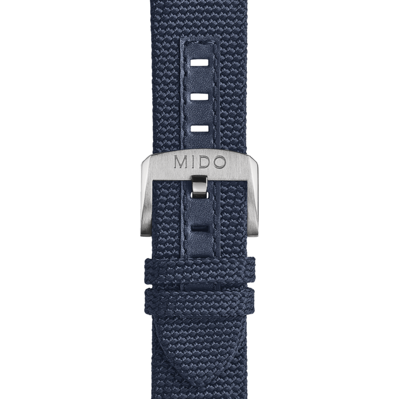 Mido M0266291705100 OceanStar GMT Blue Silicone Strap Men Watches - Lexor Miami