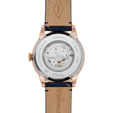 Fossil ME3171 Townsman Automatic Navy Leather Watch Unisex - Lexor Miami
