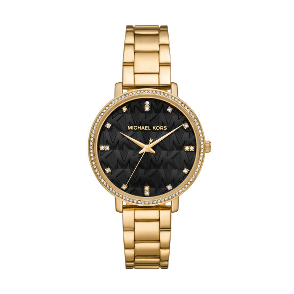 Michael Kors MK4593 Pyper Gold Stainless Steel Strap Women Watches - Lexor Miami