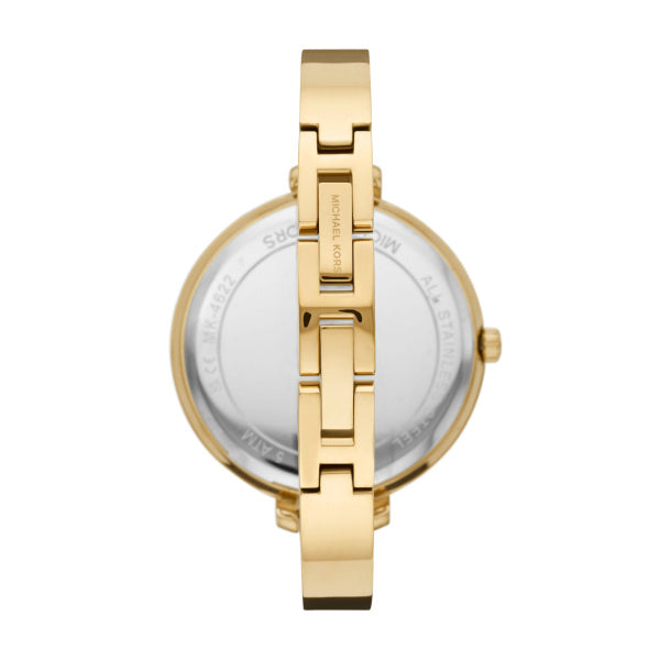 Michael Kors MK4622 Jaryn Gold Stainless Steel Bangle Strap Women Watches - Lexor Miami