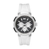 Michael Kors MK6947 Sidney White Silicone Strap Women Watches - Lexor Miami