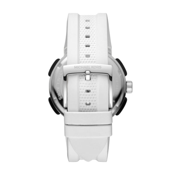 Michael Kors MK6947 Sidney White Silicone Strap Women Watches - Lexor Miami