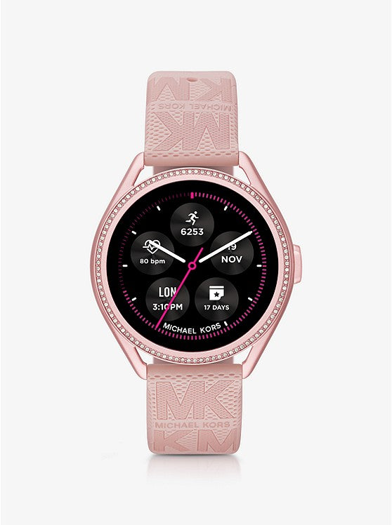 Michael Kors MKT5116V Access Gen 5E Pink Silicone Strap Women Smart Watches - Lexor Miami