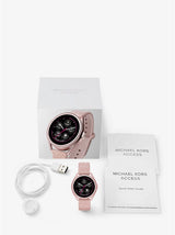 Michael Kors MKT5116V Access Gen 5E Pink Silicone Strap Women Smart Watches - Lexor Miami