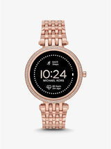 Michael Kors MKT5128V Gen 5E Darci Pave Rose Gold Stainless Steel Women Smart Watches - Lexor Miami