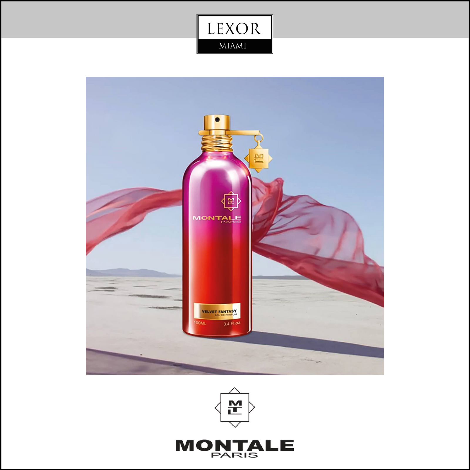 もーちゃん♡新品♡MONTALE VELVET FANTASY 100ML Montale Velvet Fantasy / Montale EDP Spray 3.4 oz (100 ml
