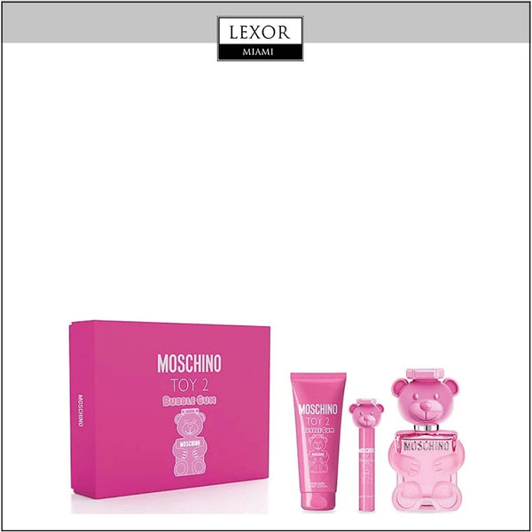 Moschino Toy 2 Bubble Gum 3pc Women Set