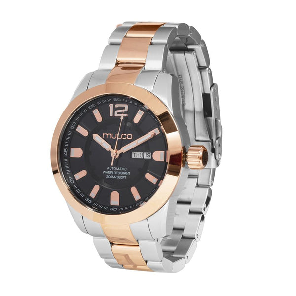 Mulco MW3 18199 023 Automatic Jewel 2 Tone Steel Strap Unisex Watches - Lexor Miami