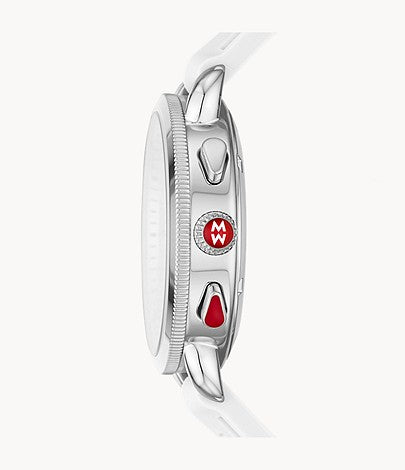 Michele MWW01P000001 Sporty Sport Sail White Silicone Strap Women Watches - Lexor Miami