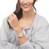 Michele MWW01P000016 Sporty Sport Sail Seafoam Silicone Watch Woman's