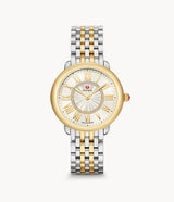 Michele MWW21B000148 Serein Mid Diamond 2 Tone Stainless Steel Strap Women Watches - Lexor Miami