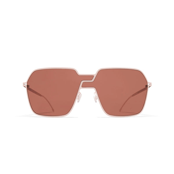 Mykita Studio12.3 Aurore Rosewood Brown Shield Unisex Sunglasses