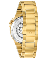 Bulova 98A178 Maquina Automatic Gold Stainless Steel Strap Men Watches - Lexor Miami