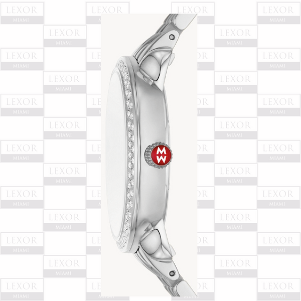 Michele MWW21B000162 Serein Mid Stainless Steel Diamond Watch