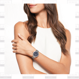 Reloj de acero inoxidable con diamantes Michele MWW21B000162 Serein Mid