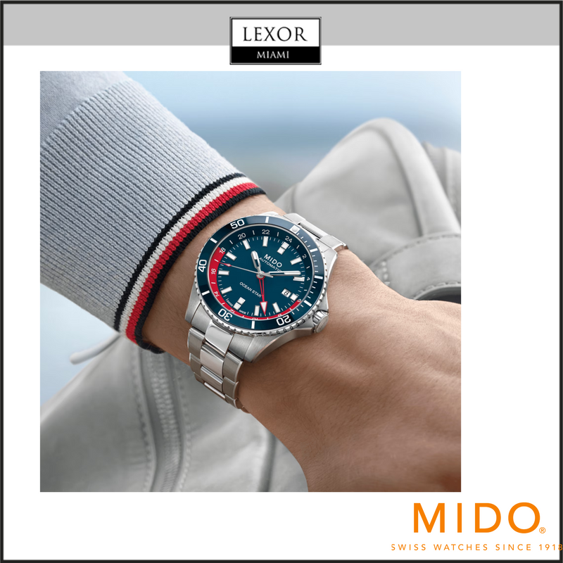 Mido M0266291104100 OCEAN STAR GMT Watches ( 2 strap )