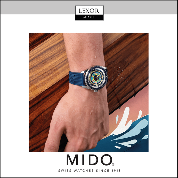 Mido Watch SPECIAL EDITION OCEAN STAR DECOMPRESSION WORLDTIMER M026.829.17.041.00 Men  (1 EXTRA STRAP)