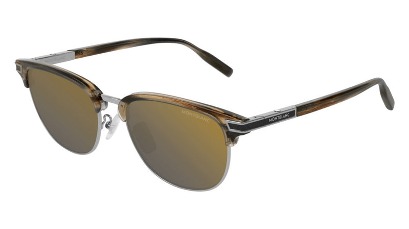 Mont Blanc MB0040S 008 56 Sunglasses Unisex - Lexor Miami
