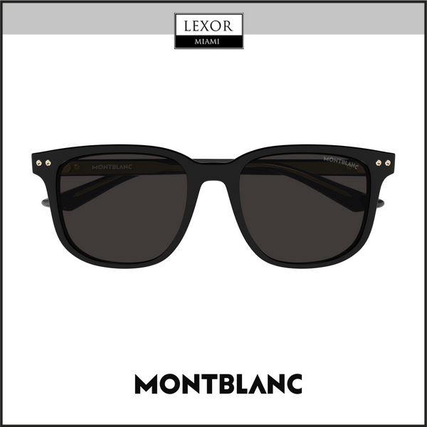 Montblanc MB0258SA-001 55 Sunglass MAN RECYCLED AC