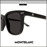 Montblanc MB0258SA-001 55 Sunglass MAN RECYCLED AC