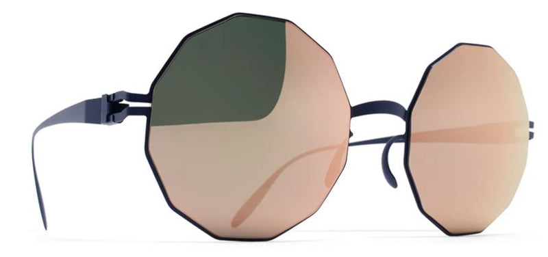 Mykita Veruschka Navy Blue-Rosegold F65 Sunglasses - Lexor Miami