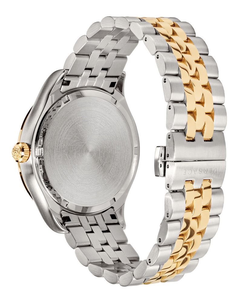 Versace VEVK00520 Hellenyium 2 Tone Stainless Steel Strap Men Watches - Lexor Miami
