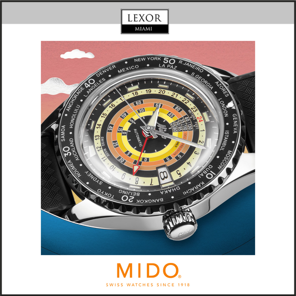 Mido Watch SPECIAL EDITION OCEAN STAR DECOMPRESSION WORLDTIMER M026.829.17.051.00 Men  SPECIAL EDITION (1 EXTRA STRAP)