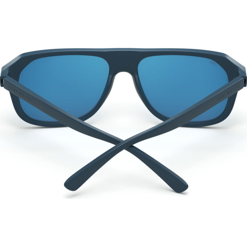 Serengeti SS535005 Oatman Rubberised Peacock Blue Unisex Sunglasses - Lexor Miami