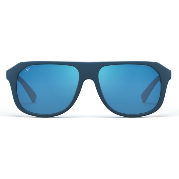 Serengeti SS535005 Oatman Rubberised Peacock Blue Unisex Sunglasses - Lexor Miami