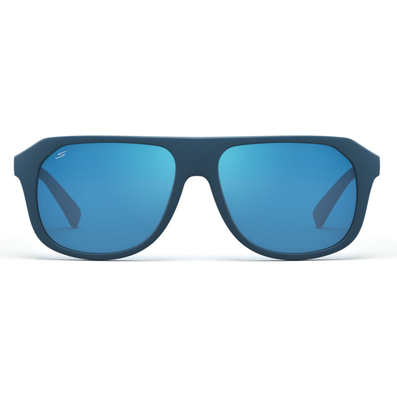 Serengeti SS535005 Oatman Rubberised Peacock Blue Unisex Sunglasses - Lexor Miami
