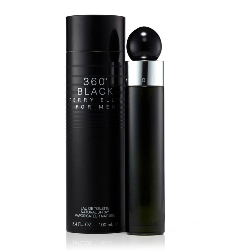 Perry Ellis 360 Black 3.4 fl.oz EDT Spray Men Perfume - Lexor Miami