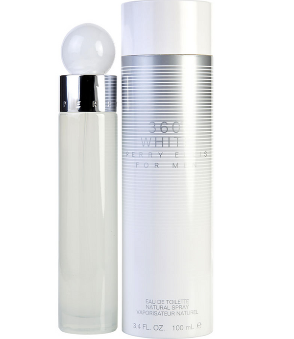 Perry Ellis 360 White 3.4 fl.oz EDT Spray Men Perfume - Lexor Miami