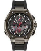 Bulova 98B358 Precisionist Chronograph Stainless Steel Black Strap Men Watches - Lexor Miami