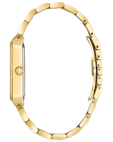 Bulova 97D120 Quadra Diamond Gold Stainless Steel Strap Unisex Watches - Lexor Miami
