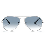 Ray-Ban 0RB3025 003/3F62 AVIATOR LARGE METAL SILVER W/ CLEAR GRADIENT BLUE Unisex Sunglasses