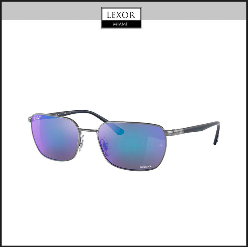 Ray-Ban 0RB3684CH 004/4L - GUNMETAL Sunglasses