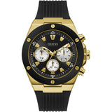 Guess GW0057G1 Poseidon Black Silicone Strap Men Watches - Lexor Miami