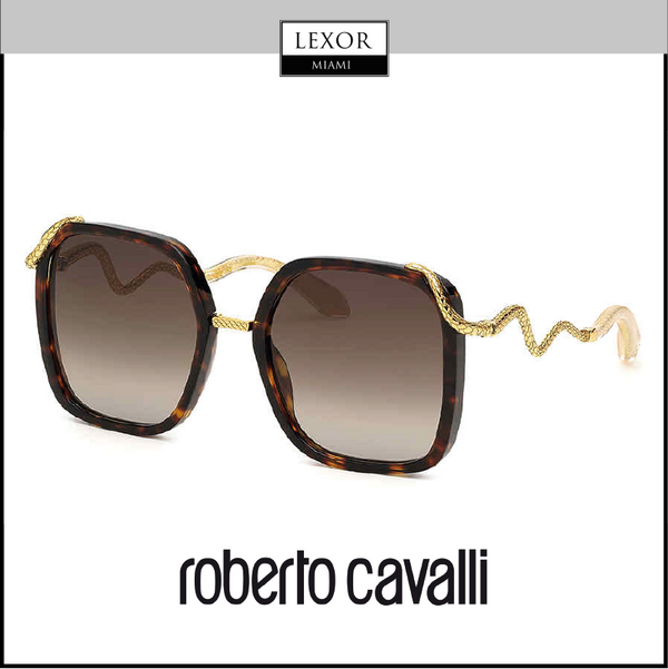 Roberto Cavalli Brown Yellow Havana Sunglasses