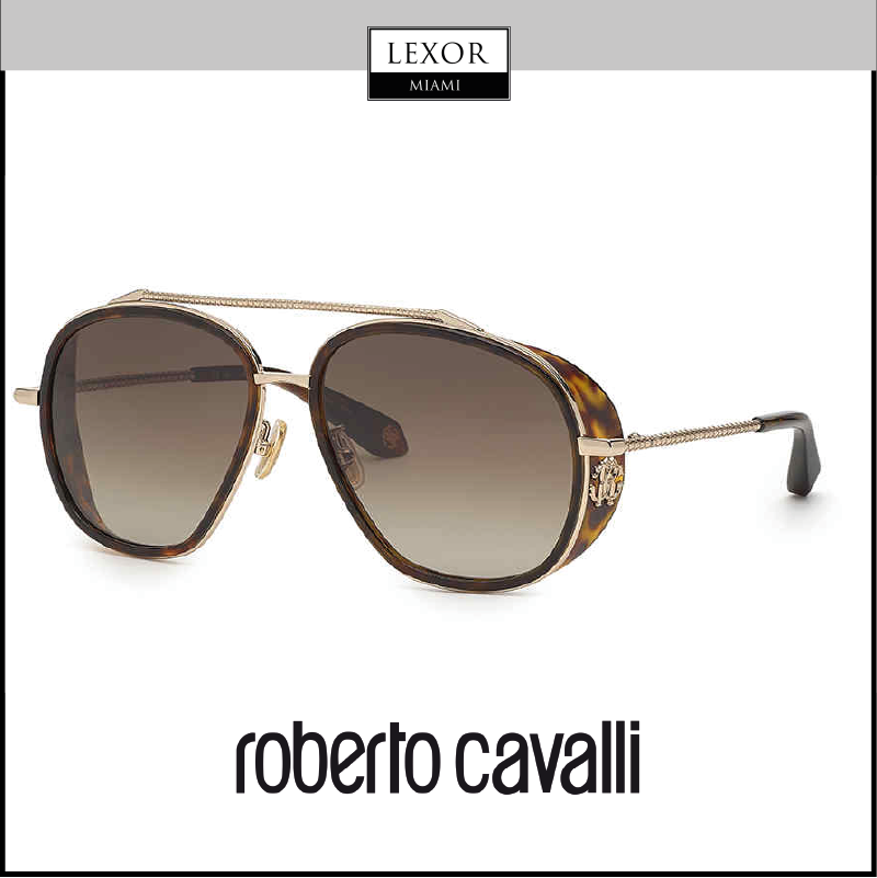 Roberto Cavalli SRC008M  0594  Light Gold 0594 Sunglasses