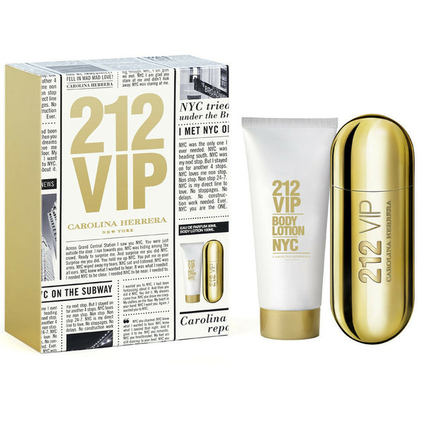 Carolina Herrera 212 VIP 2.7 EDP Perfume, 3.4 Body Lotion 2 pc Women Perfume Set - Lexor Miami