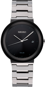 Seiko SNE479 Quartz Stainless Steel Dress Watch, Color:Silver-Toned Men Watches Lexor Miami