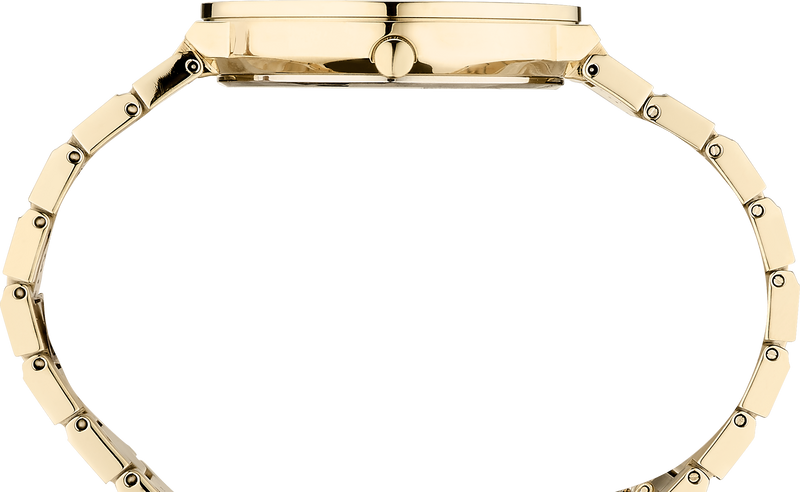 Seiko SNE482 Solar Essentials Gold-Tone Stainless Steel Bracelet Watch 40mm Men Watches Lexor Miami - Lexor Miami
